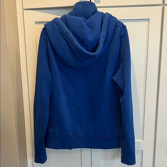 Abercrombie & Fitch Men's Muscle Fit Full-Zip Hoodie Royal Blue Size M - Picture 7 of 9